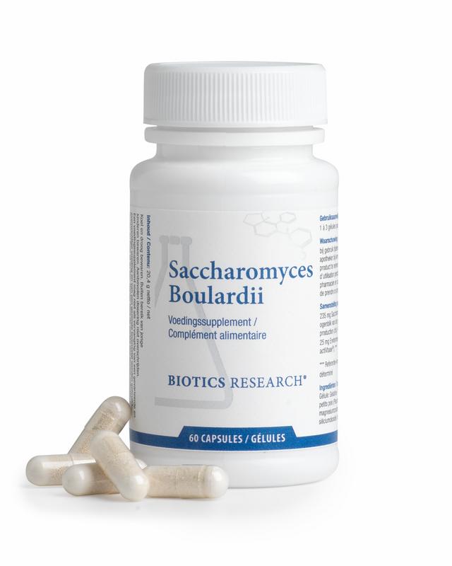 Biotics Saccharmyces boulardii 60 capsules